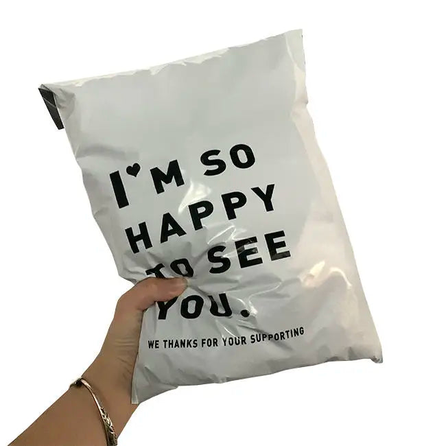 Custom Poly Mailer Plastic Shipping Mailing Bag Biodegradable Mail Bag Small Black Shipping Bags