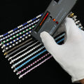 White pink Green Blue Black Gra Vvs Moissanite Diamond Sterling Silver Fine Jewelry Sublimation Tennis Chain Bracelets Women
