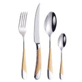 Stainless Steel Silver Luxury Wedding Gold Mirror Polished Custom Logo Cutlery Spoons Flatware Sets for Restaurants