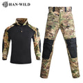Wholesale Mulitcam Camouflage Tactical Outdoor Sports Hiking Uniform