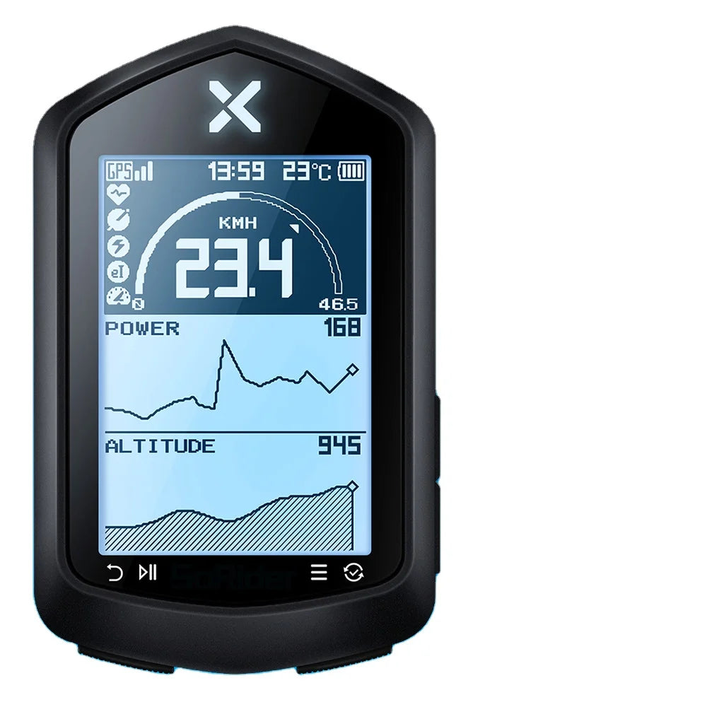 XOSS NAV NAV Plus 2.4 Inch GPS Bike Computer Cycling Bicycle Sensors Heart Rate Monitor ANT+ Route Navigation for MTB Road