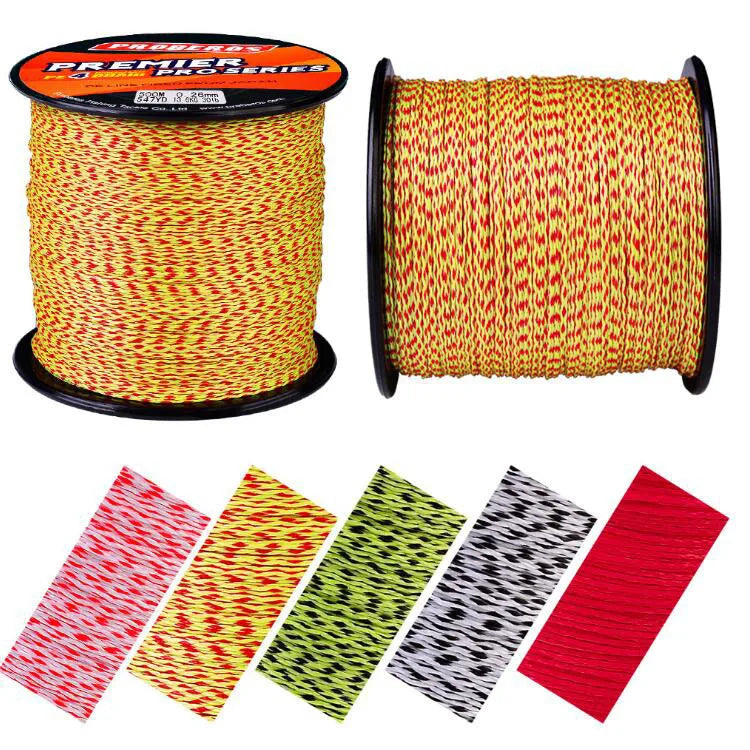 WEIHE 500M 4 Braided Colorfast 0.10mm-0.6mm Multiple Colour PE Fishing Line