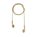 China-Chic Earphones Ins Cool Necklace Simple and Versatile Clavicle Chain Niche Design Hip-hop Sweater Chain