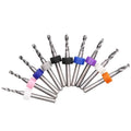 10pcs 2.1- 3.0mm Mini PCB Drill Bit Set Tungsten Steel Carbide Metal Drill for Print Circuit Board CNC Machine Bits Tool Kits