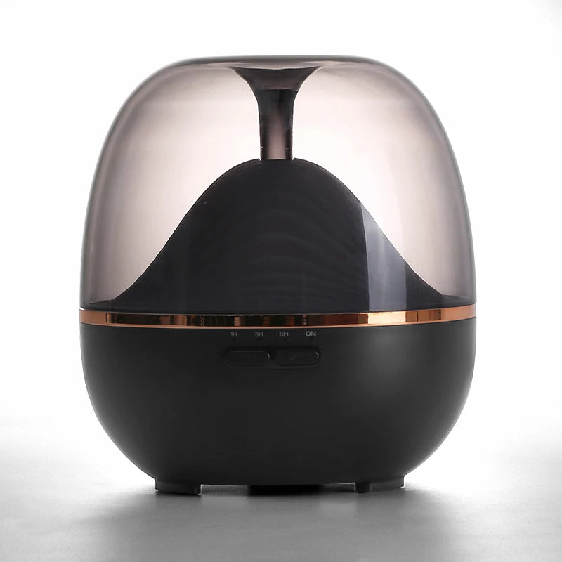 Aroma Fragrance Oil Unique Design Mountain Diffuser Essential Oil Aromatherapy Remote Control 600mL Aroma Diffuser Humidifier