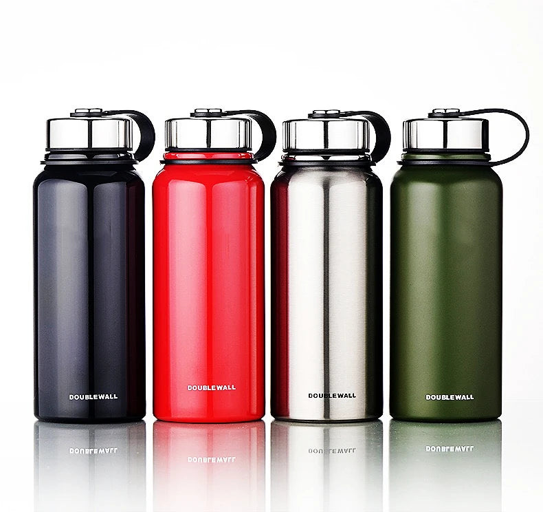 Outdoor Luxury Large Capacity Cold Hot Drink Thermos Double Wall Stainless Steel Insulated Thermos Custom Stainless Steel