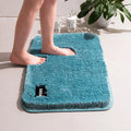 Quality Extra-Soft Plush Bath Shower Mats Solid Color Bathroom Rug Microfiber Material Super Absorbent Shaggy Bath Floor Carpets MegaBDM