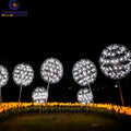 3D Large Fiber Optic Flower Lights Waterproof Artificial LED Dandelion Decorative Flower Lights