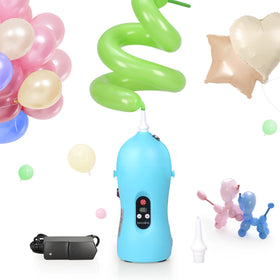 Borosino Elf Inflator B271B Newest Profession Blue Modeling Balloon Inflators With Battery Inside Charging Type with Timer