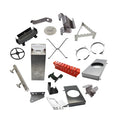 ISO Certified Aluminum/Stainless Steel Sheet Metal Fabrication Bending Welding Laser Cutting Anodized Powder Coating Services