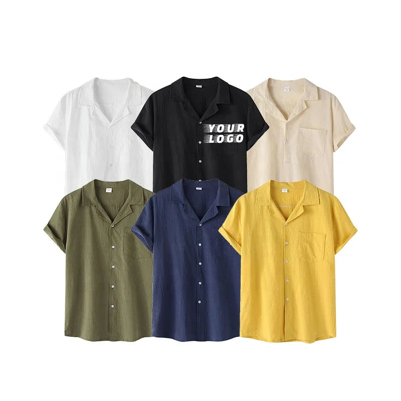 2024 Hot Sale Brand New High Quality Custom LOGO Pure Cotton Color Men Tops Tees for Male T SHIRT Clothes for Men