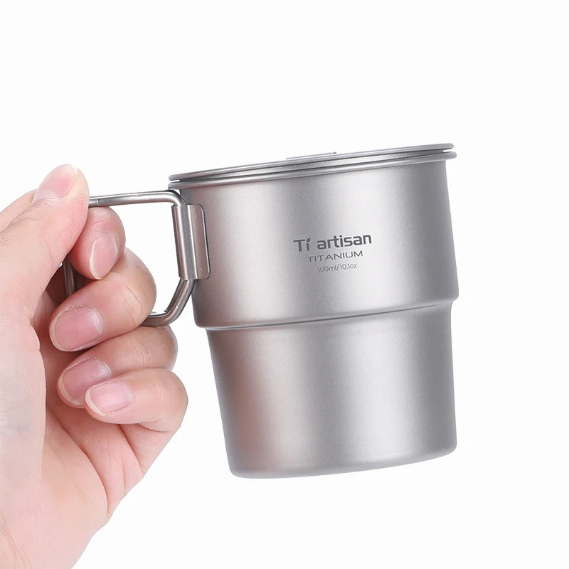 Chinese Products Ultralight Titanium Cup Beer Mug Single Wall Outdoor Camping Coffee Cups Accessory