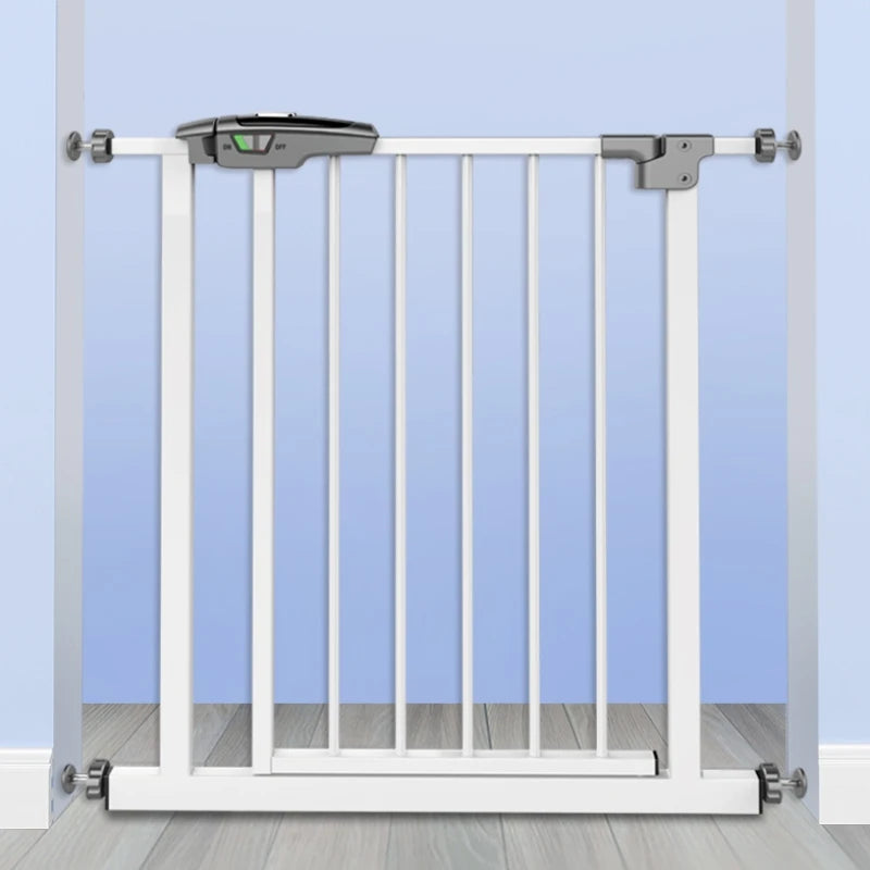 PRODIGY OEM Verstelbaar Automatich Sluitend Babyveiligheidshekje Voor De Trap Metalen Zeer Sterk Wit