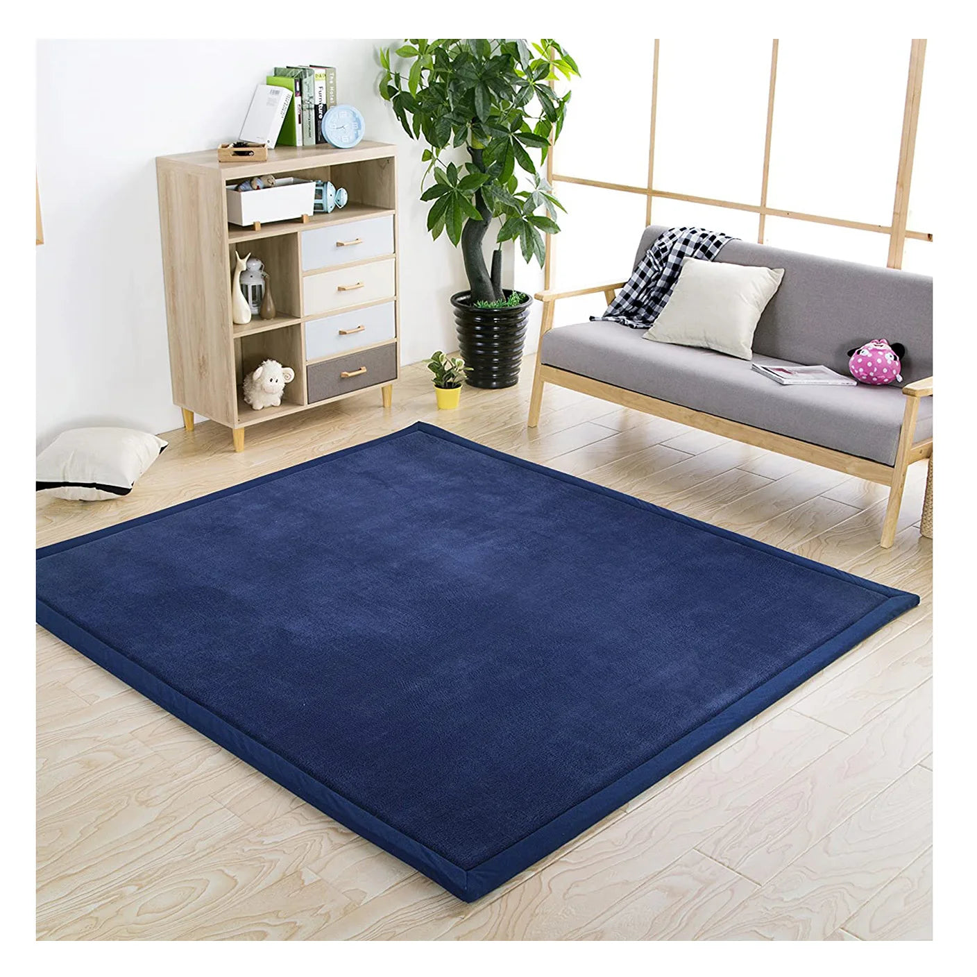 Large Padding Kids Crawling Carpet Children Play Tatami Mat Living Room Babys Mat Bedroom Carpet