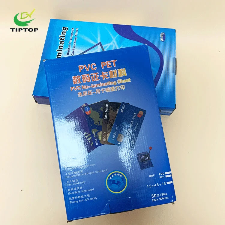 Tiptop PVC Dragon Sheet Card Materials A4 Size 0.76mm Printable for No Laminating PVC Sheet