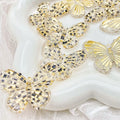 Dead Leaf butterfly Spot Acrylic Plastic Loose Beads Bicolor DIY Bracelet Loose Beads for Jewelry Making