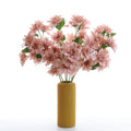O-X514 Wholesale White Silk Dahlia Flower Home Wedding Decorations Real Touch Dahlia Flower 7 Heads Long Stem Artificial Dahlias