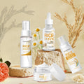 YURHERSU Rice & Glycerin Anti-Aging Whitening Moisturizing 4-Piece Facial Skin Care Set Beauty Gift Box