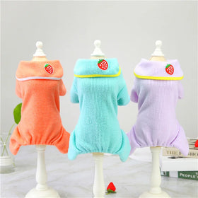 Wholesale Warm Sweet Pet Dog Jumpsuit Pajama for Small Dogs