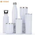 20oz Sublimation Tumbler Skinny Straight Tumbler Sport Coffee Cup Wholesale Stainless Steel Sublimation Blanks Cola Water Bottle