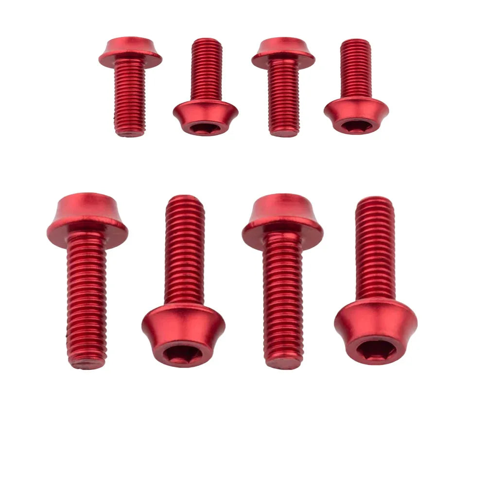 OEM Torx Ultra Low Head Anodized Screws Lightweight Aluminum/Titanium M5 Bolts for Bike & Drone Decor