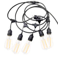 10m Fairy String Light ST64 LED Globe Party Garland String Light Warm White Clear Vintage Bulbs Decorative Outdoor Backyard