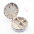 Wholesale Jewellery Box in Stock pink Round Jewelry Box Packaging 100pcs Walnut Large Jewelry Display Gift Boxes