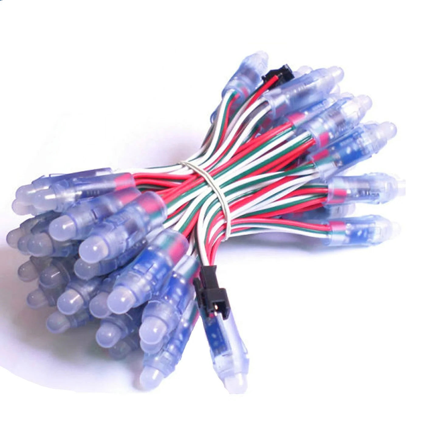 Waterproof 12mm Digital Dream Color WS2811 Music Sync RGB LED Pixel String Light