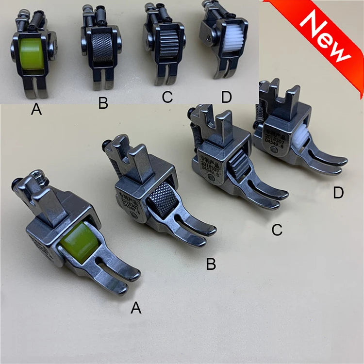 Rubber for Sewing Feet Sewing Machine Walking Foot New Roller Presser Foot Suitable for All Kinds of Fabric Leather