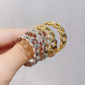 CAOSHI Wholesale Jewelry Vintage Style Silver/Gold Plated Hollow Design Earrings for Women Wedding Fashion Party Hoop Earrings