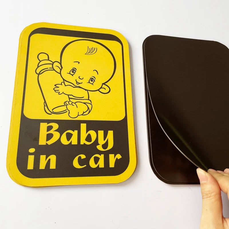 Custom Vehicle Signs Door Die Cut Vehicle Bumper Reflective Magnetic Car Sticker