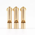 Vintage Brass Whistle Manual Pure Brass Whistle Survival Whistle Key Ring Pendant Outdoor Articles EDC Tools