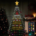 Northyle APP Intelligent LED Christmas Tree Light RGB Point Control Indoor String Lights 1.5m IP44 Rated Dimmable DIY Atmosphere