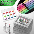 JTING Festival Hot Sale 12colors Reflective Disco Gel Polish Collection Unique Laser Set Box OEM Gel Nail Polish Supplies