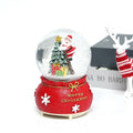 2025 New Design Resin Globe Christmas Ornament Xmas Tree Santa Snow Globes Glass Ball