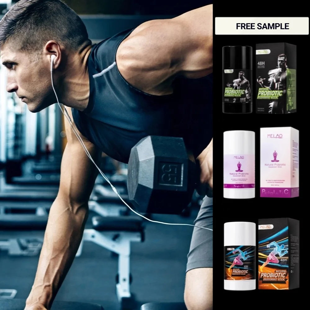OEM Organic Probiotic Body Deodorant Stick Aluminum-Free Gentle Antiperspirant for Sports Sweat Odor Control Underarm Deodorant