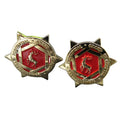 Custom Metal 3D Soft Enamel  Cufflink Custom Gold Silver Cufflinks Blank Cufflinks