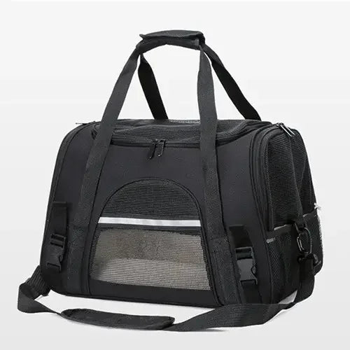 Airline Approved Breathable Scratch Resistant Dog Bag Soft Sided Collapsible Travel Carrying Pet Carrier Bags for Cats Dogs