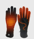 Winter USB Hand Warmer Electric Thermal Waterproof Heated Full Finger Ski Gloves with 3 Heat Settings for Women