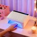 2024 New Arrival X40 PU Hand Cushion Pillow Nail Dryer 178W Rechargeable UV LED Cordless Nail Lamp