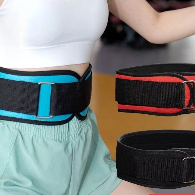 Custom Logo Nylon Buckle Gym Weightlifting Training Belt for Men Women Workout Powerlifting Weight Lifting Belt Training