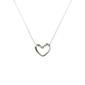 DAIHE Ins Simple Style Non Tarnish Titanium Steel Hollow Heart Fashion Jewelry Necklace