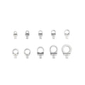 9*12mm Ring Insert Interchangeable Head Set 10-piece Plug Set 8-30mm CR-V Steel Used with a Interchangeable Wrench