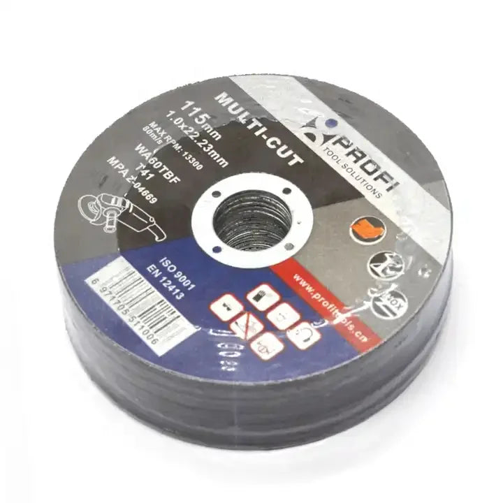 50-Pack 4 1/2\" Abrasive Disc Thin Cut Wheel for Metal Inox Stainless Steel Resin Grinding Wheel Saw Blades Customizable OEM