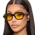 5033 Luxury Brand Custom logo Sunglasses Trendy Street Shoot Small Square Frame Women Sun Glasses Retro Sunglasses