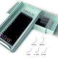 DIYDAY Russian Volume Mink Strip Lashes 15-20mm Classic Lash Extensions 0.15 for Wholesale