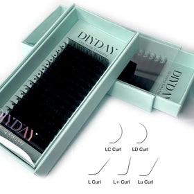 DIYDAY Russian Volume Mink Strip Lashes 15-20mm Classic Lash Extensions 0.15 for Wholesale