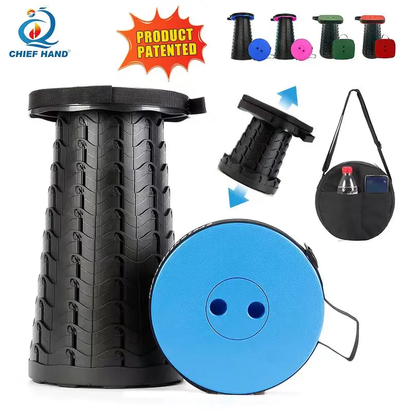 Wholesale Outdoor Foldable Plastic Folding Stool Stool for Events Party Garden Portable Plastic Telescopic Stool