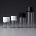 WOGU Free Sample Attar Glass Pot Serum Vials 1ml 2ml 3ml 5ml Thin Empty Skincare Cosmetic Packaging Essential Oil Glass Bottles