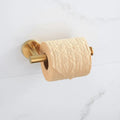 Modern Wall Mounted Brushed Gold Stainless Steel Bath Hardware Set Single Bars Towel Rack Robe Hooks Roll Paper Bars for